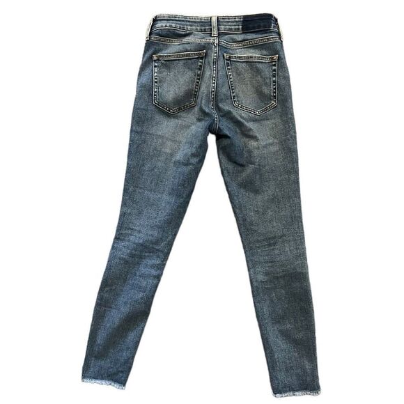 Ética High Rise Distressed Hem Skinny Jeans Size 25 - Picture 2 of 4